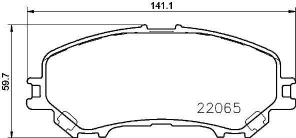 BREMBO Súprava brzdových doštičiek P 56 100