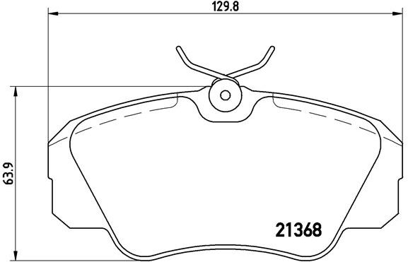 BREMBO Sada brzdových doštičiek P 59 016