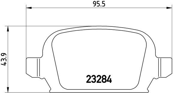 BREMBO Sada brzdových doštičiek P 59 037