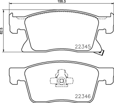 BREMBO Sada brzdových doštičiek P 59 091