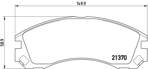 BREMBO Sada brzdových doštičiek P 61 089
