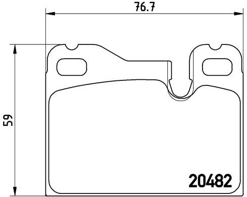 BREMBO Sada brzdových doštičiek P 65 003