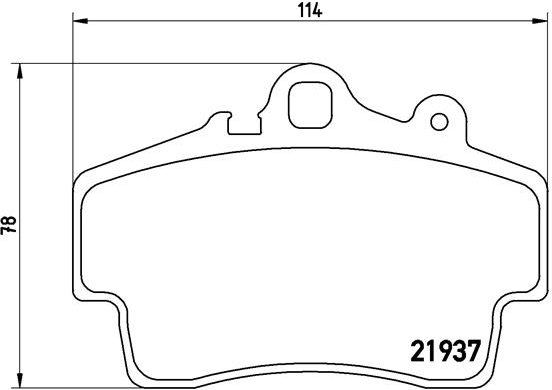 BREMBO Sada brzdových doštičiek P 65 007