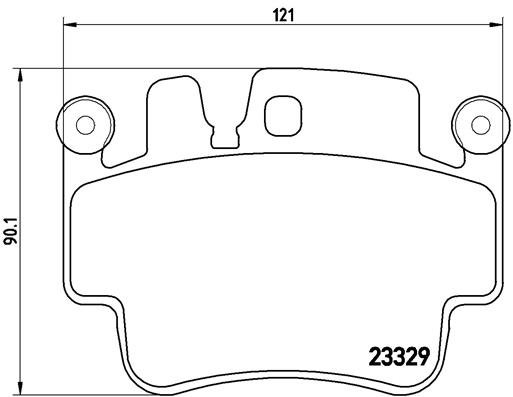 BREMBO Sada brzdových doštičiek P 65 009