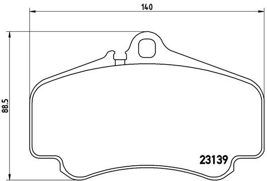 BREMBO Sada brzdových doštičiek P 65 011