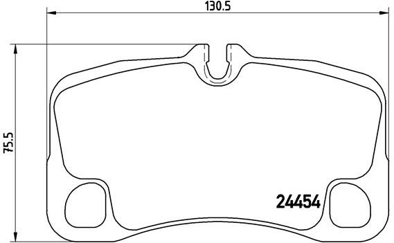BREMBO Sada brzdových doštičiek P 65 013
