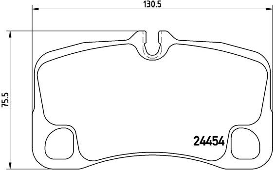 BREMBO Sada brzdových doštičiek P 65 022
