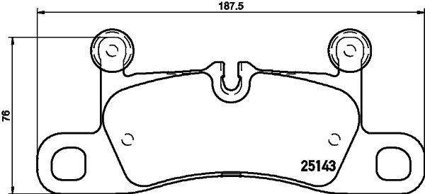 BREMBO Súprava brzdových doštičiek P 65 042