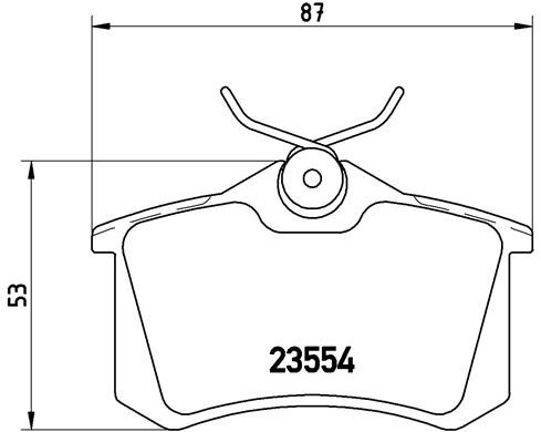 BREMBO Sada brzdových doštičiek P 68 024