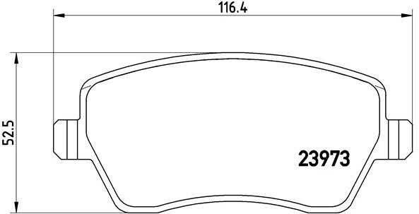 BREMBO Sada brzdových doštičiek P 68 033X