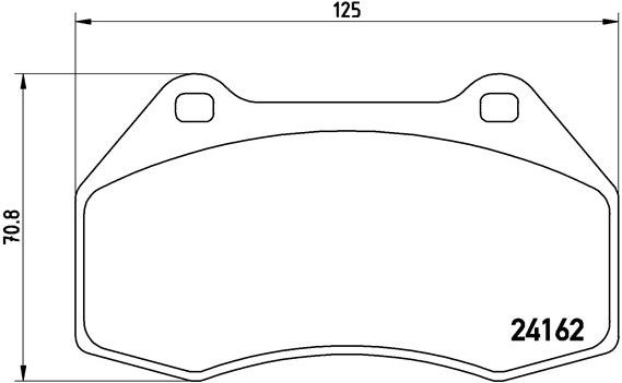 BREMBO Sada brzdových doštičiek P 68 036