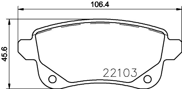 BREMBO Sada brzdových doštičiek P 68 064