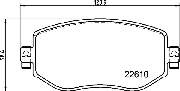 BREMBO Sada brzdových doštičiek P 68 068