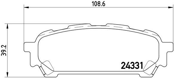 BREMBO Sada brzdových doštičiek P 78 014