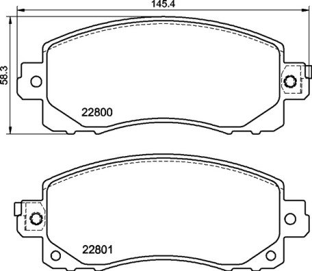 BREMBO Sada brzdových doštičiek P 78 028
