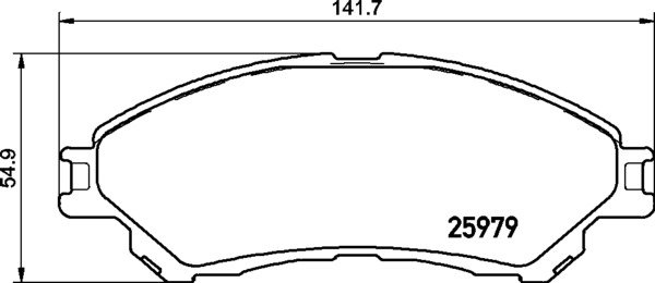 BREMBO Sada brzdových doštičiek P 79 032