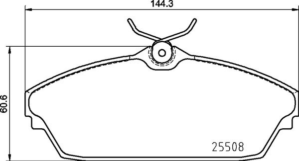 BREMBO Sada brzdových doštičiek P 82 003