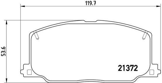 BREMBO Sada brzdových doštičiek P 83 016