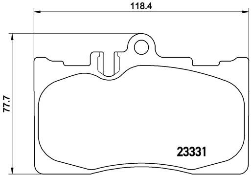 BREMBO Sada brzdových doštičiek P 83 058