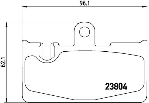 BREMBO Sada brzdových doštičiek P 83 059