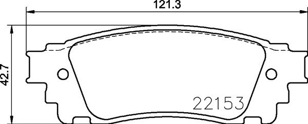 BREMBO Sada brzdových doštičiek P 83 166