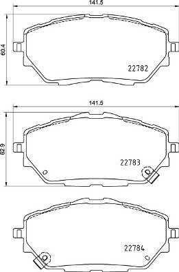 BREMBO Sada brzdových doštičiek P 83 171