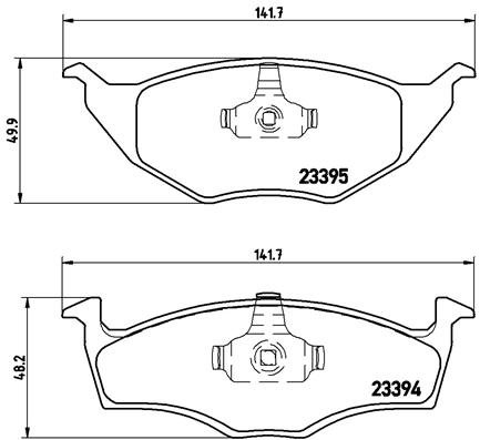 BREMBO Súprava brzdových doštičiek P 85 055
