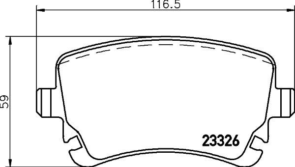 BREMBO Súprava brzdových doštičiek P 85 143