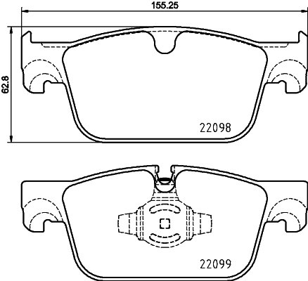 BREMBO Súprava brzdových doštičiek P 86 028