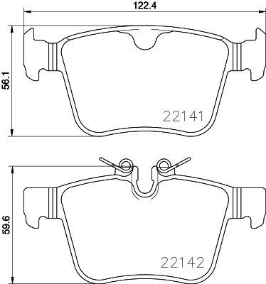 BREMBO Súprava brzdových doštičiek P 86 029