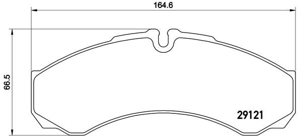 BREMBO Súprava brzdových doštičiek P A6 021