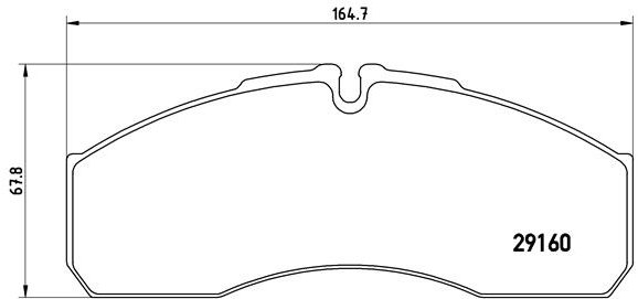 BREMBO Súprava brzdových doštičiek P A6 022
