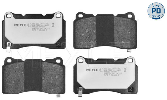 MEYLE Brzdové doštičky 025 233 2516/PD