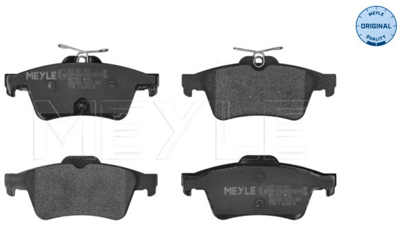 MEYLE Brzdové doštičky 025 252 1817