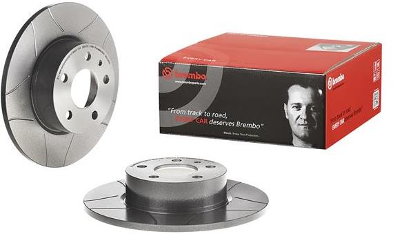 BREMBO brzdový kotúč 08.3126.76, súprava 2 ks