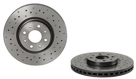 BREMBO brzdový kotúč 09.5180.3X, súprava 2 ks