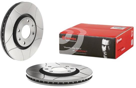 BREMBO brzdový kotúč 09.8760.75, súprava 2 ks