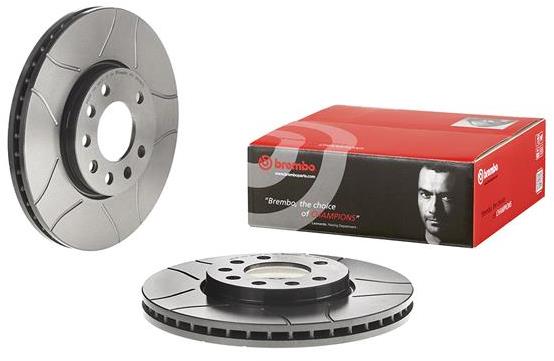 BREMBO brzdový kotúč 09.9165.75, sada 2 ks