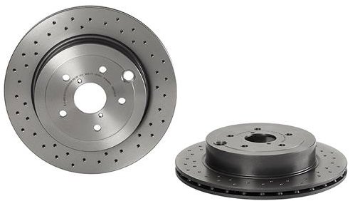 BREMBO brzdový kotúč 09.A198.1X, súprava 2 ks