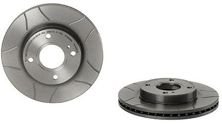 BREMBO brzdový kotúč 09.A968.76, súprava 2 ks