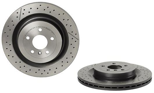 BREMBO brzdový kotúč 09.B710.11, súprava 2 ks