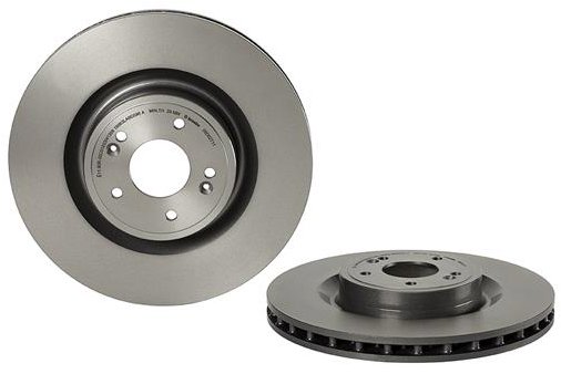 BREMBO brzdový kotúč 09.D027.11, súprava 2 ks