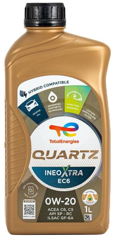 TOTAL Quartz Ineo Xtra EC6 0W-20, 1 l