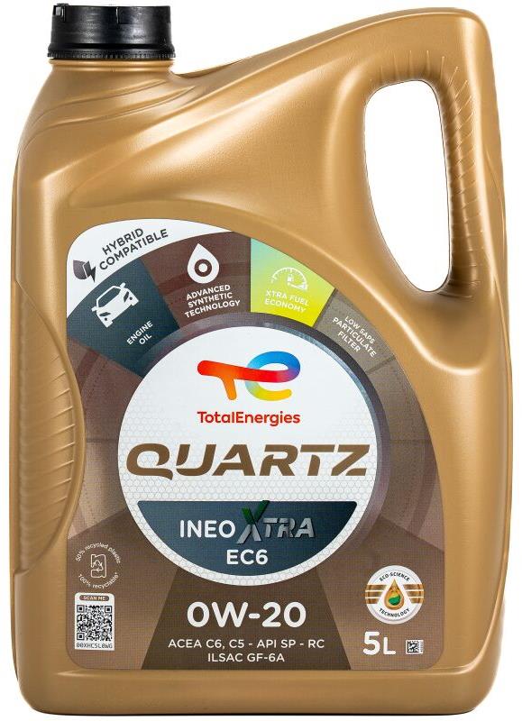 TOTAL Quartz Ineo Xtra EC6 0W-20, 5 l