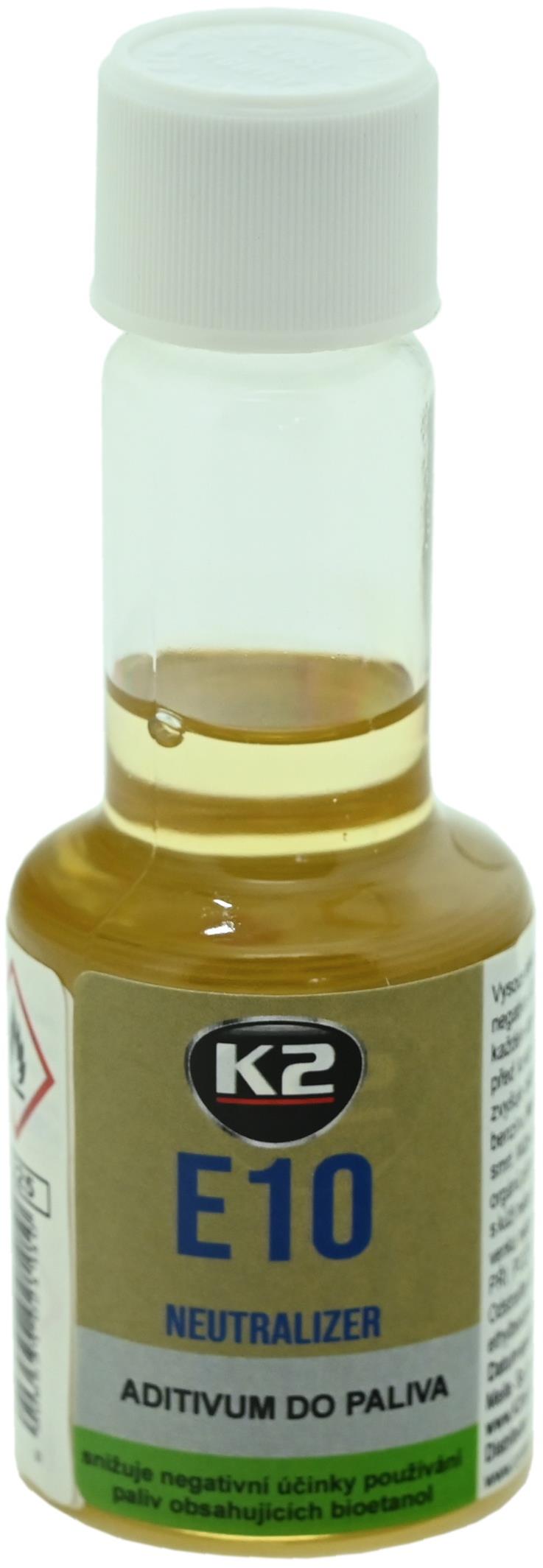 K2 Aditívum do benzínu E10, 50 ml