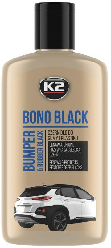 K2 Bono Black pasta na vonkajšie plasty, 250 ml