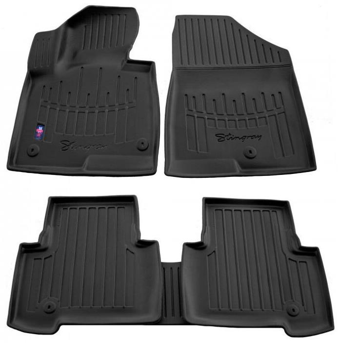 STINGRAY Gumové 3D koberce (TPE), Hyundai Santa Fe III (DM)
