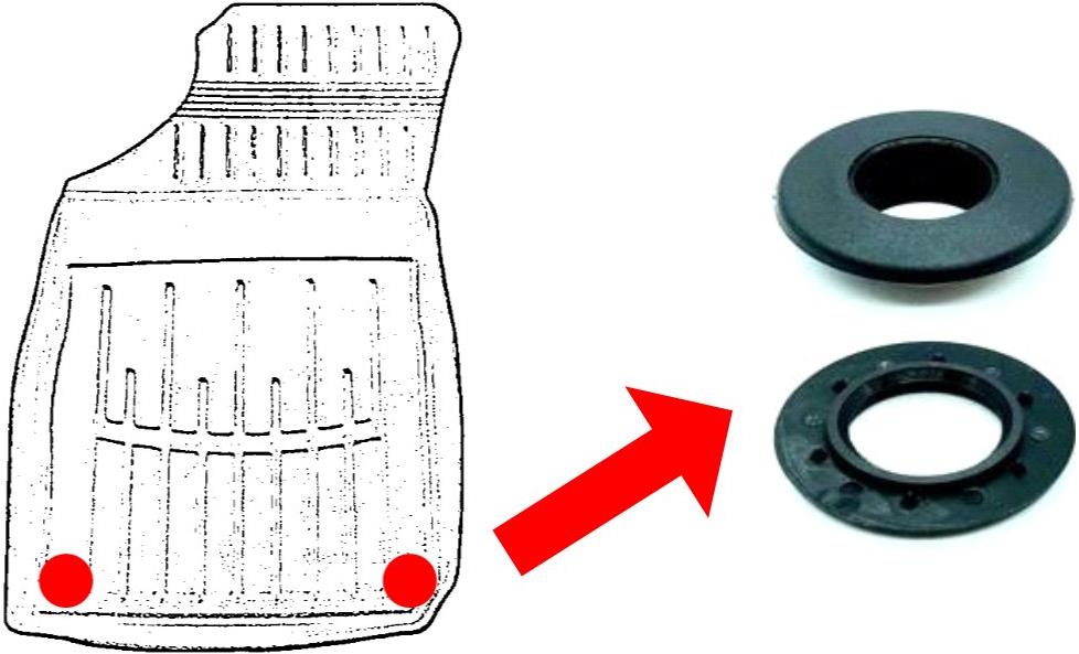 STINGRAY Gumové 3D koberce (TPE), JEEP Grand Cherokee (WK)