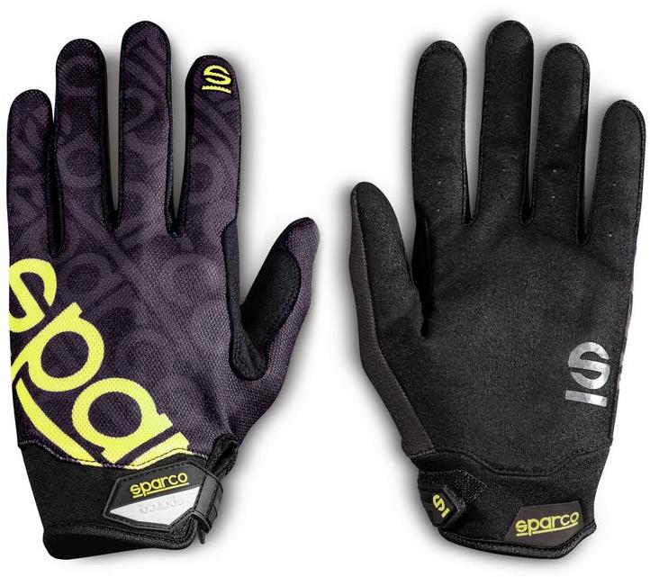 Sparco Meca-3 Rukavice pre mechanikov, farba čierno-žltá, veľkosť 11