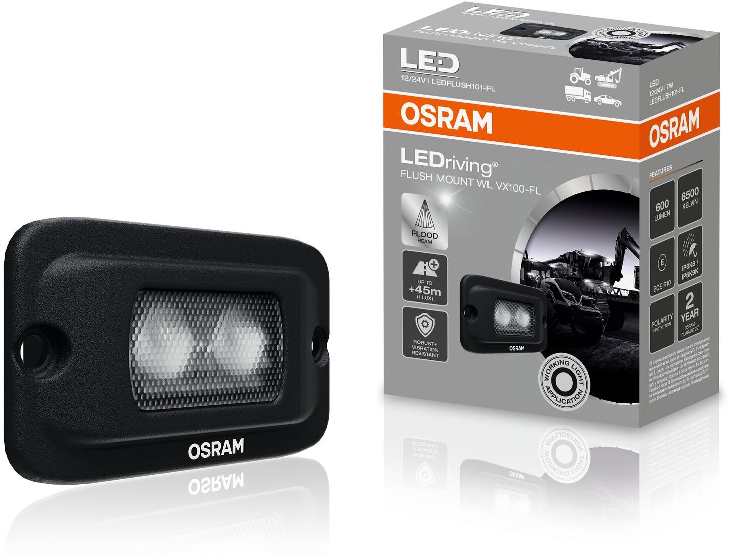 Osram LEDriving® Flush Mount WL VX100-FL
